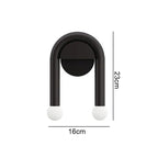 Yarsunda Black Wall Lamp