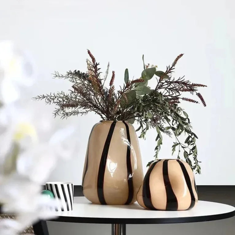 Zelndirra Glass Pumpkin Vase