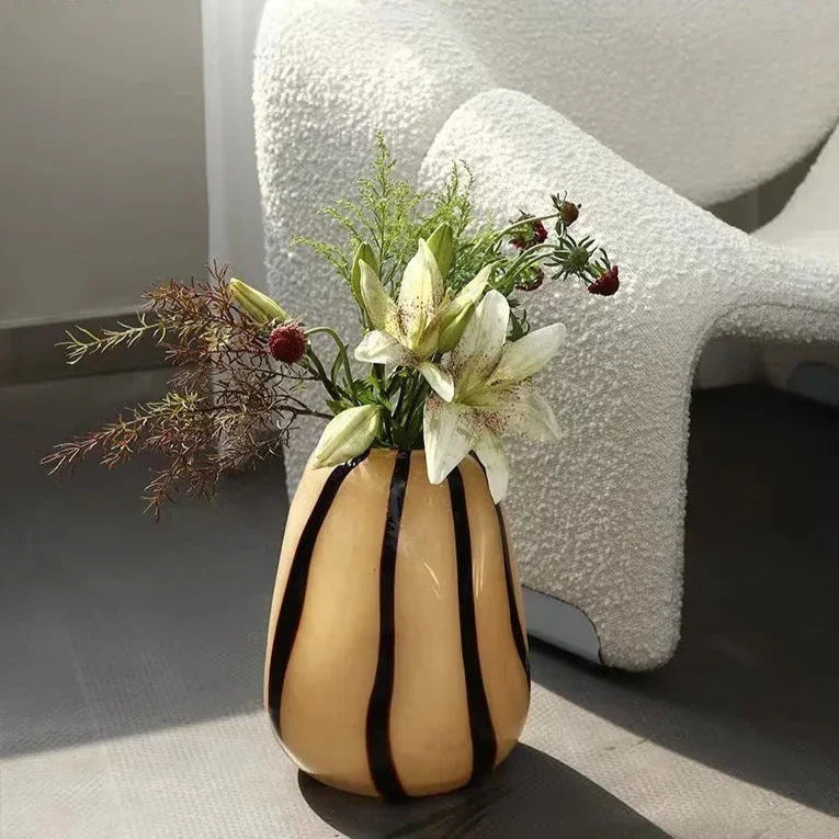 Zelndirra Glass Pumpkin Vase