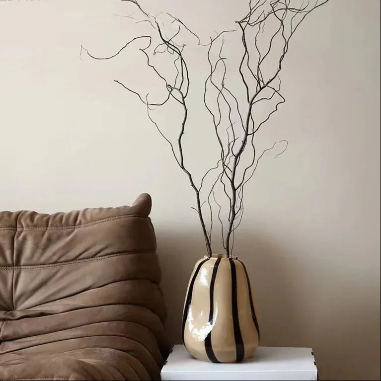 Zelndirra Glass Pumpkin Vase