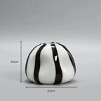 Zelndirra Glass Pumpkin Vase