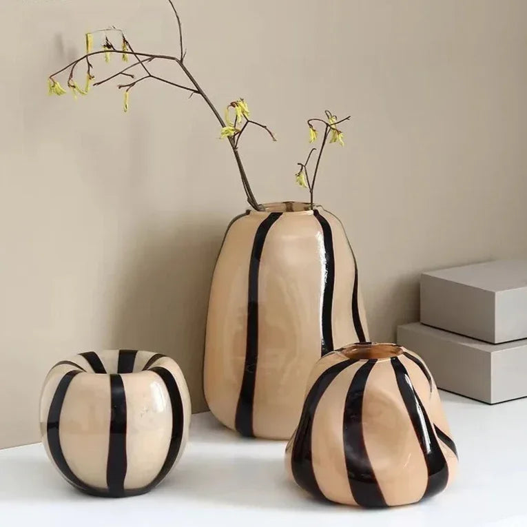Zelndirra Glass Pumpkin Vase