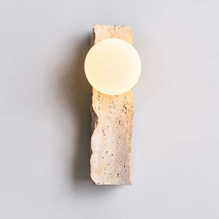 Zelstara Travertine Wall Lamp