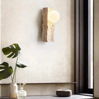 Zelstara Travertine Wall Lamp