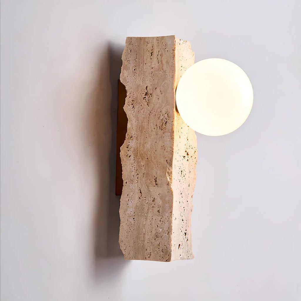 Zelstara Travertine Wall Lamp