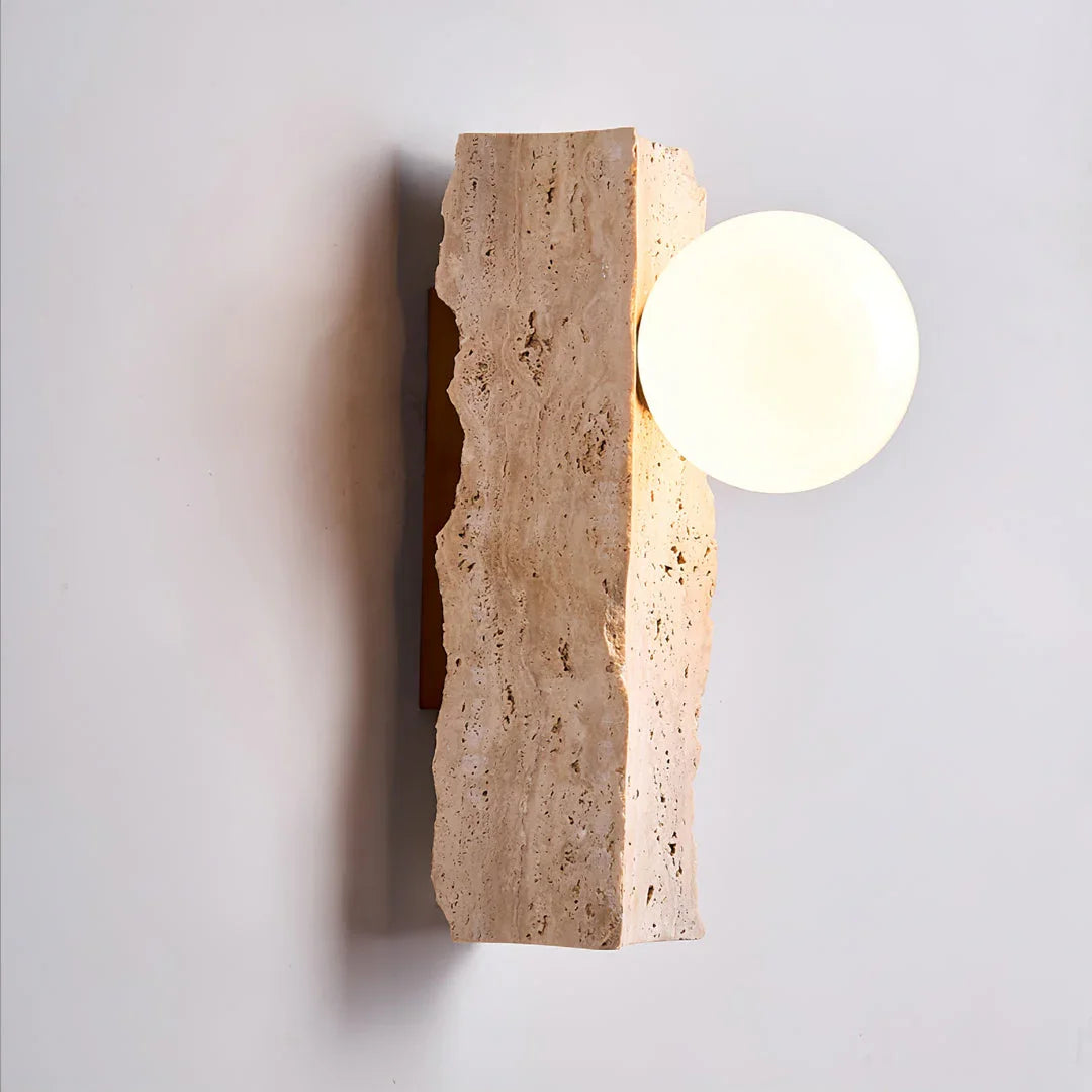 Zelstara Travertine Wall Lamp