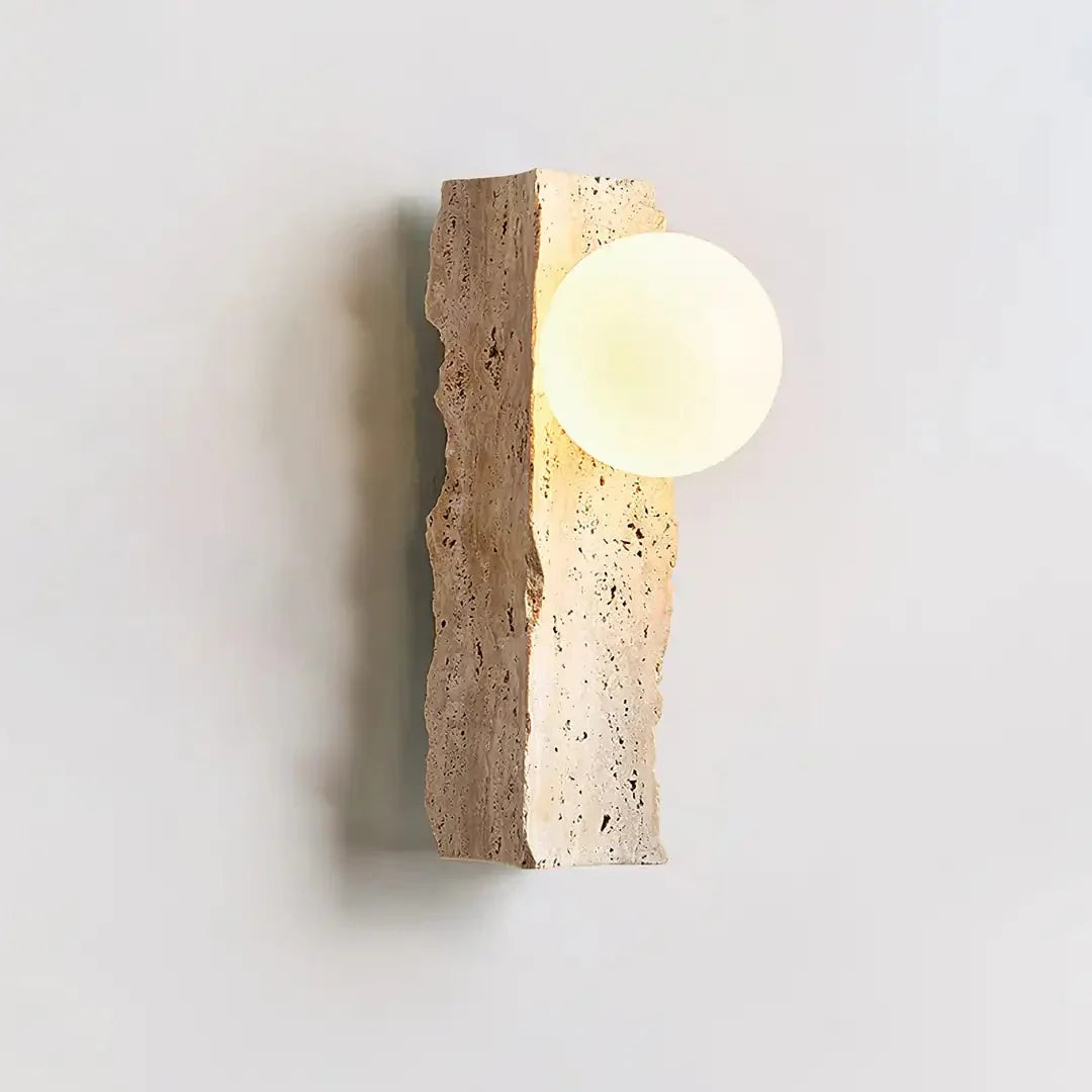 Zelstara Travertine Wall Lamp