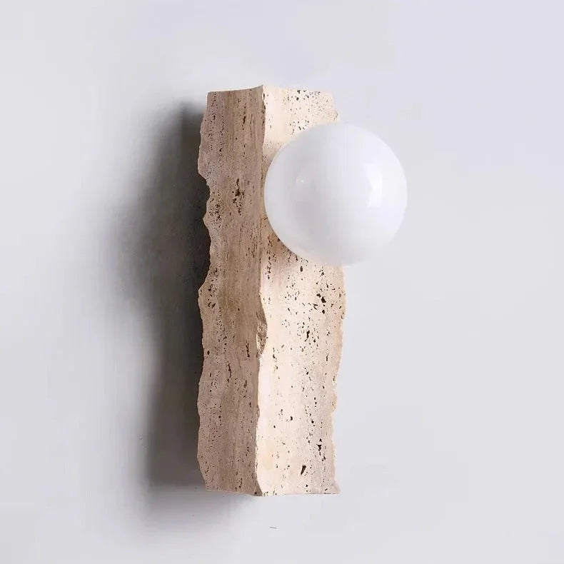 Zelstara Travertine Wall Lamp
