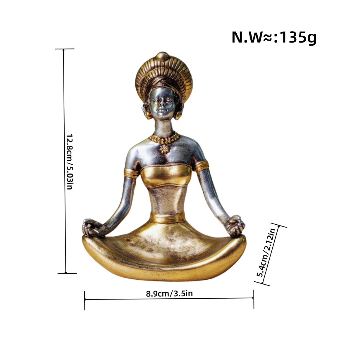 Zenart Statue Gold Silver | Kelmera