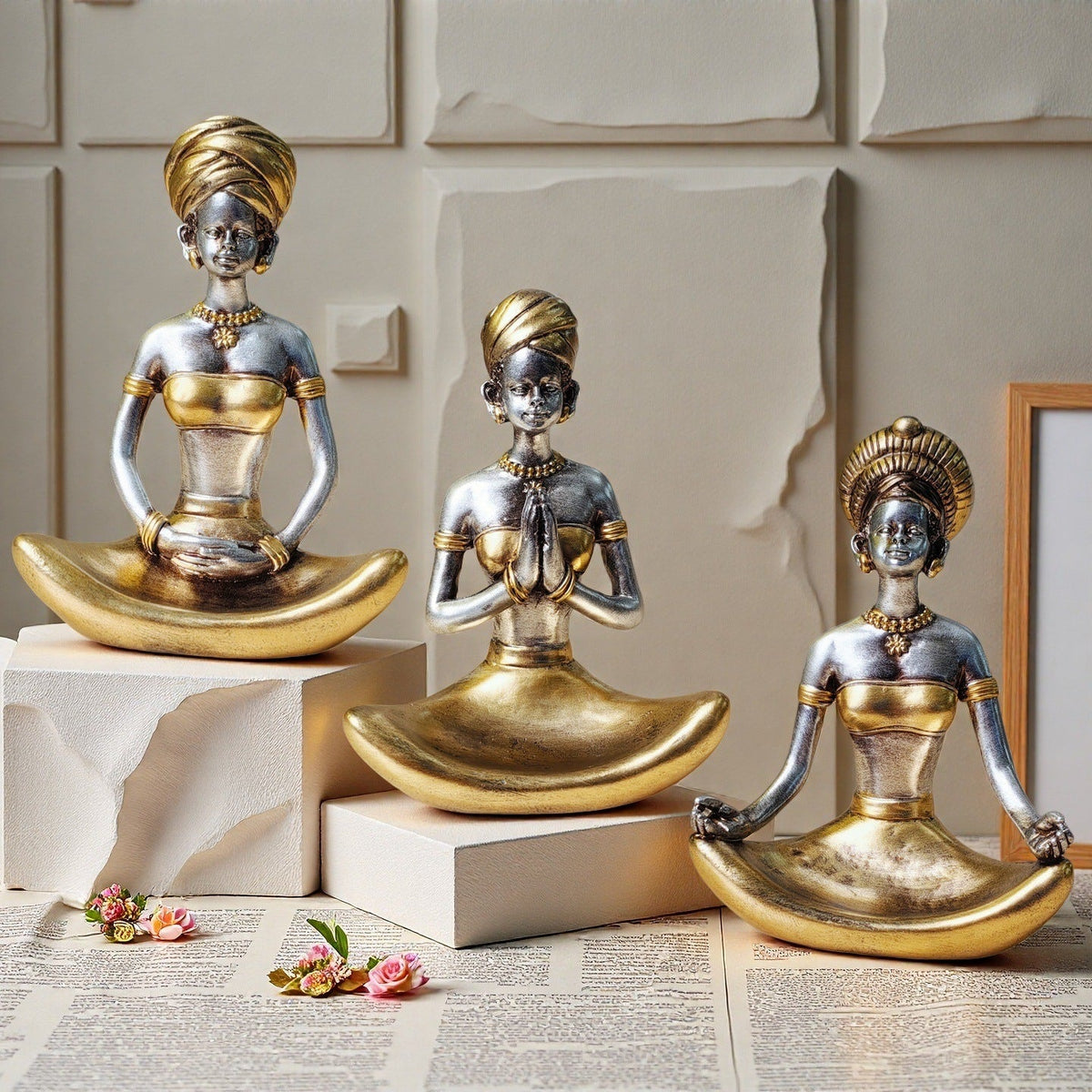 Zenart Statue Gold Silver | Kelmera