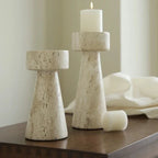 Zorsia Stone Candle Holder