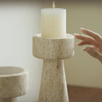 Zorsia Stone Candle Holder