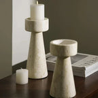 Zorsia Stone Candle Holder