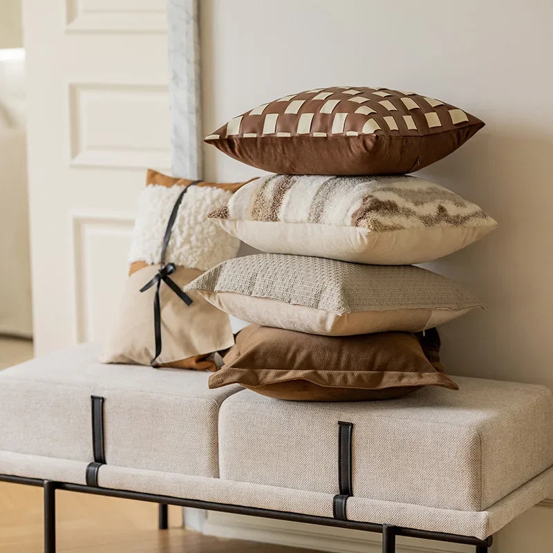 Zortanta Leather Cushion Cover Collection