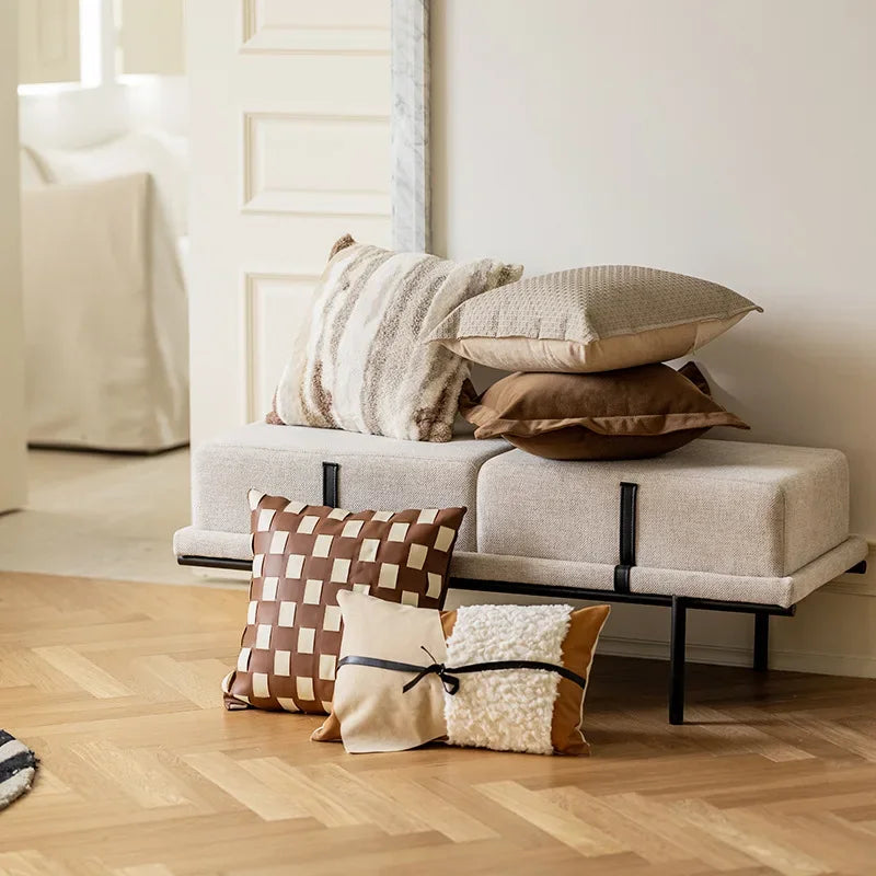 Zortanta Leather Cushion Cover Collection